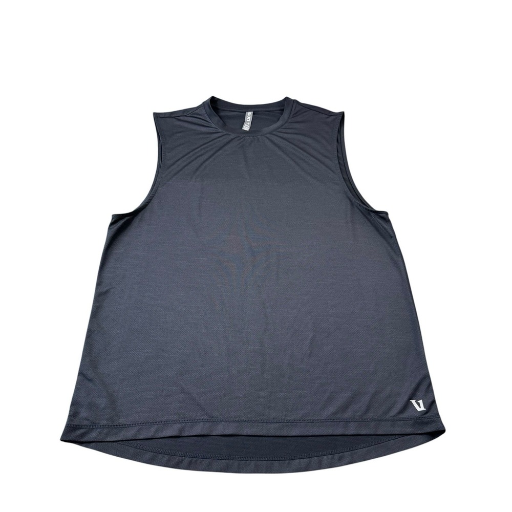 Vuori Men's Sleeveless Zephyr Muscle Tee Tank Top V167 Black Large Workout Gym